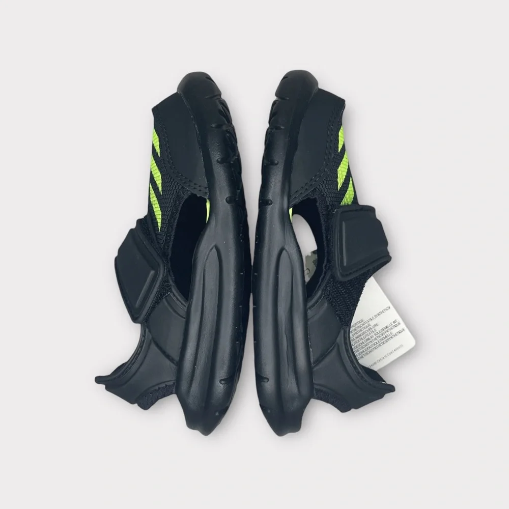Adidas Forta Swim I Black & Green Sandals